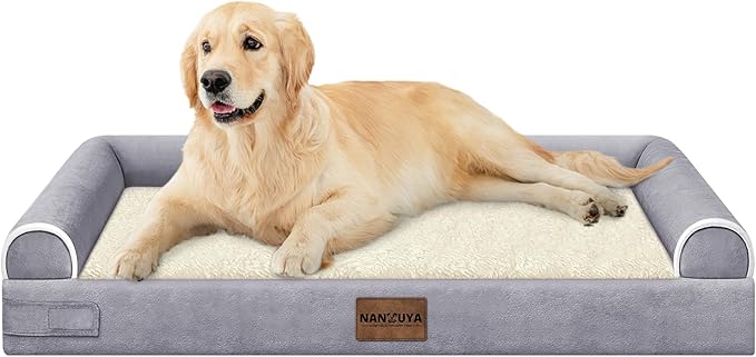 Large Dog Bed Orthopedic Washable: Beds Bolster XL Bed Medium Large Dogs Egg by Nanuya