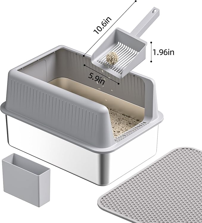 Stainless Steel Cat Litter Box - Image 5