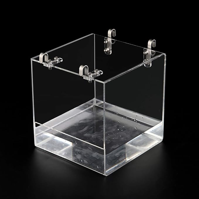 Big Bird Bath Cage, Cleaning Pet Supplies Cockatiel Bird Bathtub - Image 4