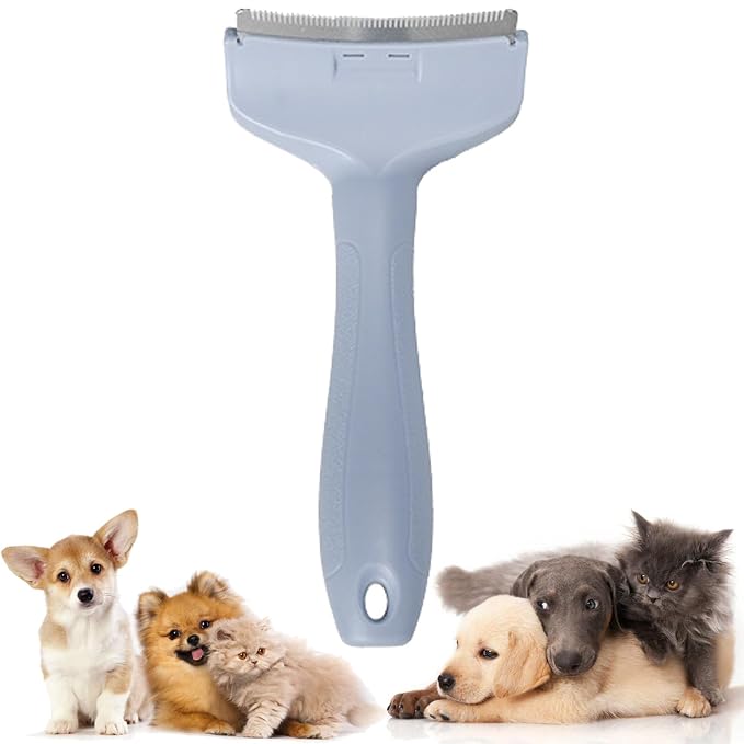 V-Tooth Deshedding Comb, Doggo Comfy Pet Comb Pro, Dog & Cat Grooming Brush by Unknown