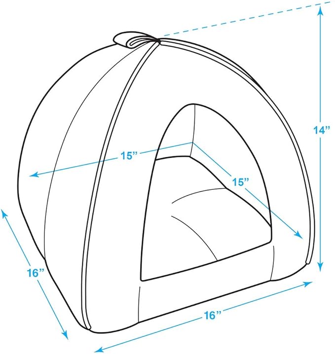 Best Pet Supplies Dog House Bed Crate Mat Tent Indoor Round Soft Plush - Image 4