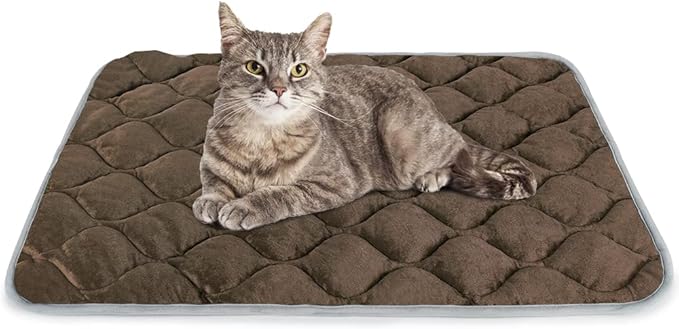 ULIGOTA Self Warming Cat Bed Self Heating Cat Mat Thermal Pet Bed Mat by ULIGOTA