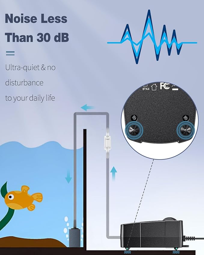 Pawfly Aquarium Air Pump Oxygen Pump - Image 4