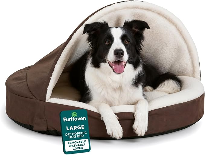 Furhaven 35" Round Orthopedic Dog Bed by FurHaven