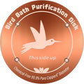 4 Inches Pure Copper Bird Bath Purification Disk, 0.6mm thick, Reinforced by CTTZCKJ
