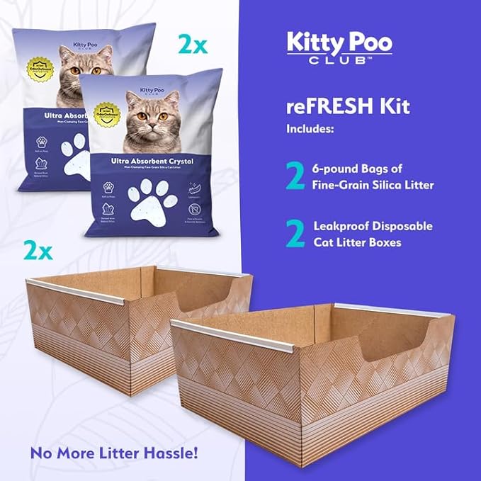 Leakproof Disposable 2-Pack Cat Litter Box - Image 3