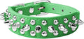 Spiked Dog Collar Soft Pu Leather Mushrooms Rivet Spike Studded Puppy by Unknown