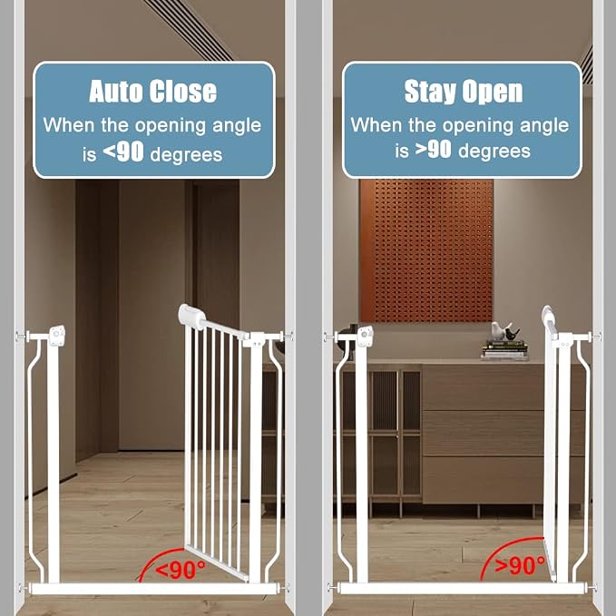 57.5-62" Extra Wide Baby Gate for Doorways - Image 5