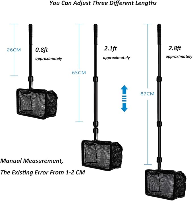 Aquarium Cleaning Tool Set, Fish Tank Cleaning 6-in-1 Set - Image 3