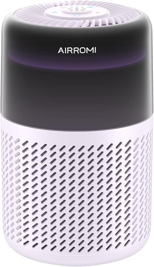 AIRROMI HEPA Air Purifier for Bedroom&Home, Pet Air Purifier for Home Pets by AIRROMI