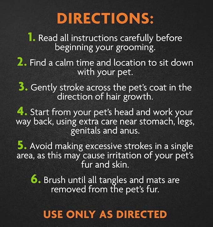 FURminator Dog/Cat Grooming Rake, Grooming Tool, Removes Loose Hair and Tangles - Image 8