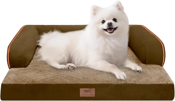 Small Dog Bed Orthopedic Washable Cat Bed Memory Foam Small Couch Sofa Indoor by Mekiy