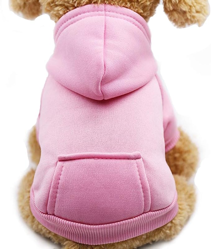 Jecikelon Winter Dog Hoodie Sweatshirts by Jecikelon