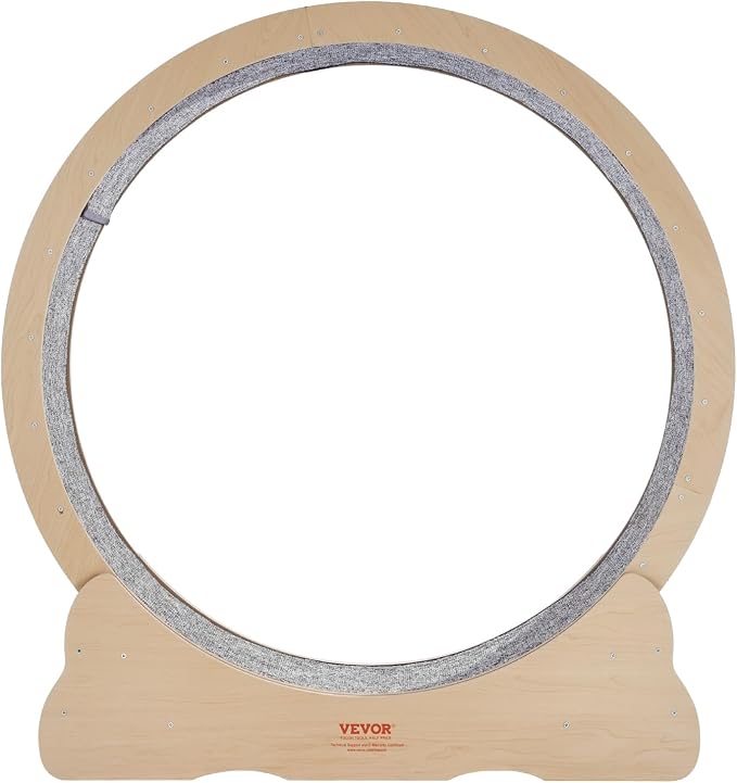 VEVOR Wooden Cat Exercise Wheel, 43.3" Large Cat Treadmill Wheel - Image 9