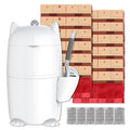 Red Rocket PURRR LITTER TWIST’R XL Cat Litter Trash Can Step Litter Disposal by RedRocket