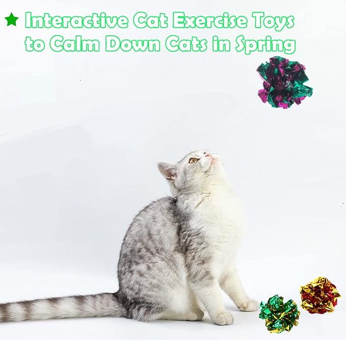 Original Mylar Crinkle Balls Cat Toys - Image 5