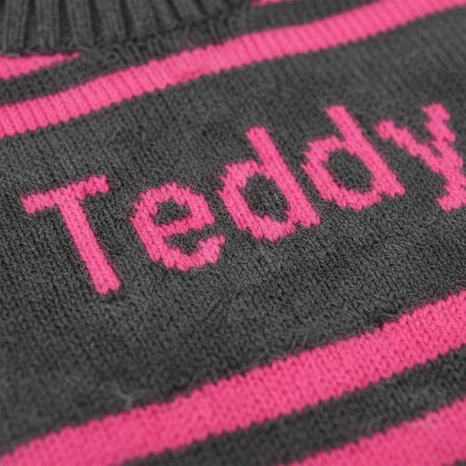 Custom Knit Sweater fr Dogs and Cats Personalized Knit Name Classic Striped - Image 5
