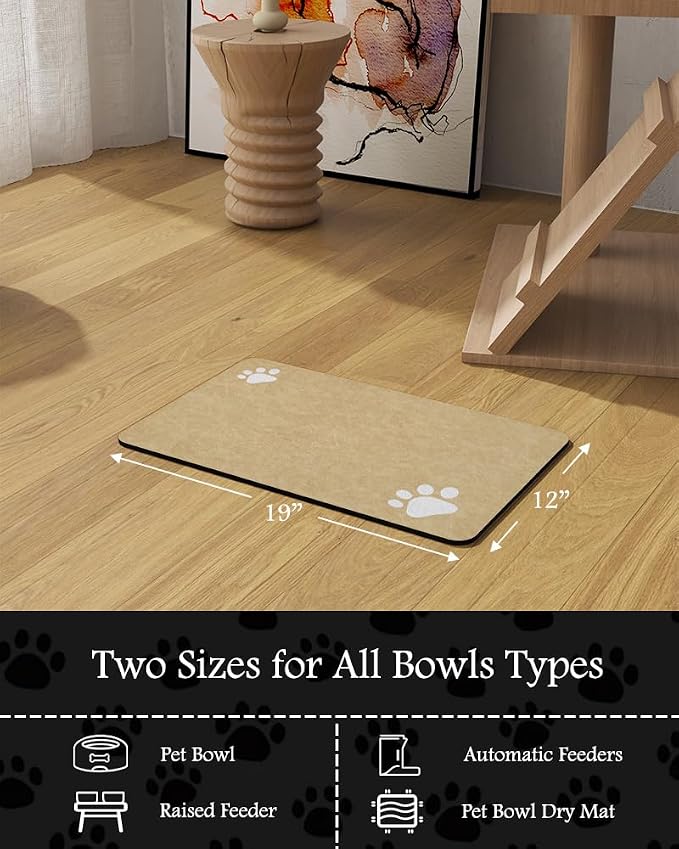 Pet Feeding Mat-Absorbent Dog Mat - Image 7