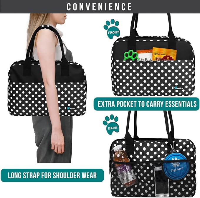 PetAmi Dog Purse Carrier for Small Dogs, Airline Approved Soft Sided Pet Carrier - Image 6