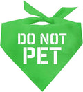 Do Not Pet Dog Bandana by TeesTails