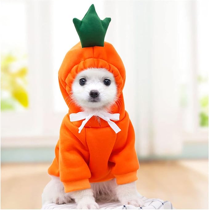 Warm Dog Winter Clothes Cute Fruit Dog Coat Hoodies Fleece Pet Dogs Costume - Image 3