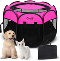 Portable Large Pet Cat Playpen for Indoor Outdoor Cats, Foldable Big Dog by Goozii