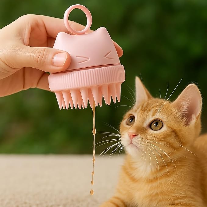 Silicone Cat Bath Brush - Image 6