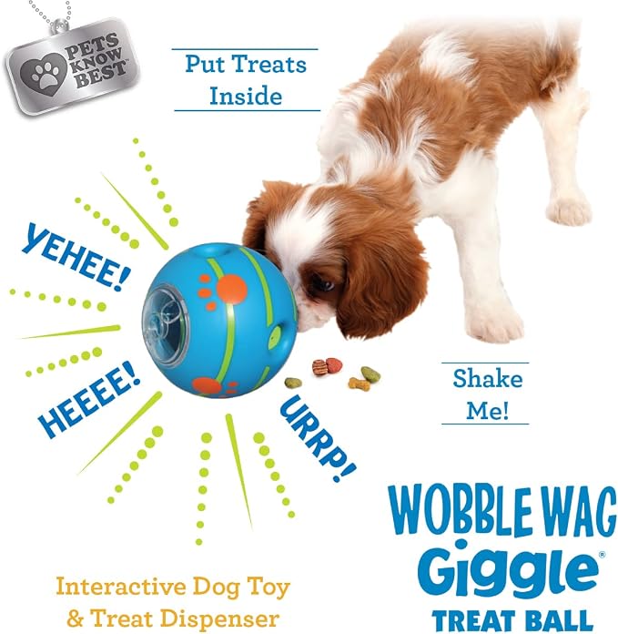 Wobble Wag Giggle Treat Ball- Interactive Dog Toy & Treat Dispenser, Fun Giggle - Image 4