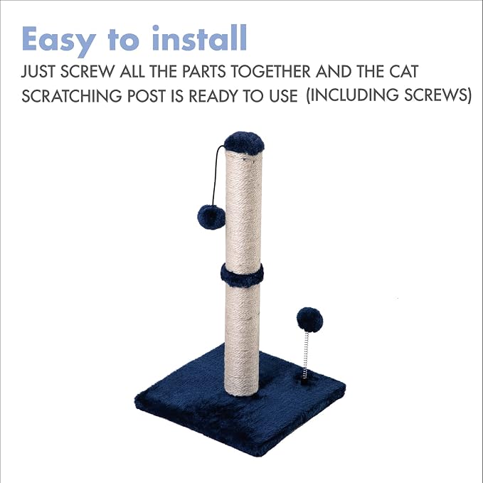 MECOOL Cat Scratching Post Premium Basics Kitten Scratcher Sisal Scratch Posts - Image 7