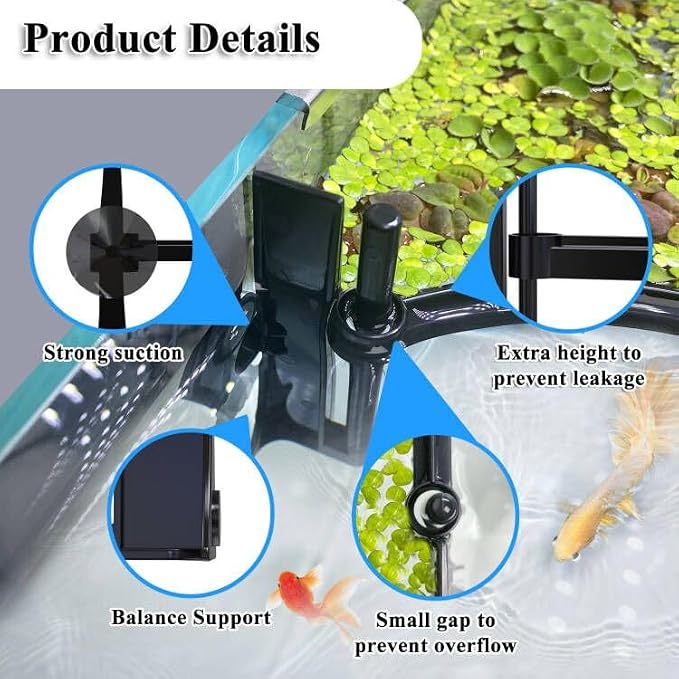 Floating Plant Corral for Aquarium, Fish Tank Accessories to Protects Duckweed - Image 3