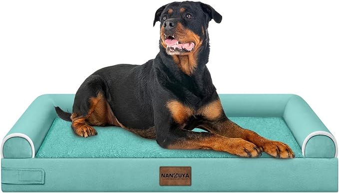 Large Dog Bed Orthopedic Washable: Beds Bolster XXL Bed Big XLarge Dogs Egg by Nanuya