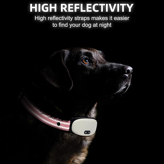 Collar Replacement Strap, Reflective Replacement Nylon Collar Strap Dog GPS - Image 2
