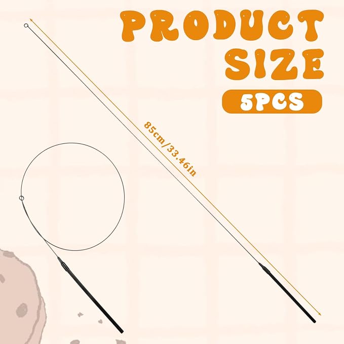 5 Pack Cat Wand Toy Replacement Rod - Image 2