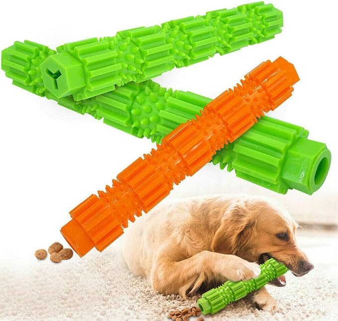oAtm0eBcl Pet Dog Chew Toy, TPR Rubber Stick Puppy Chewy Toy - Image 6