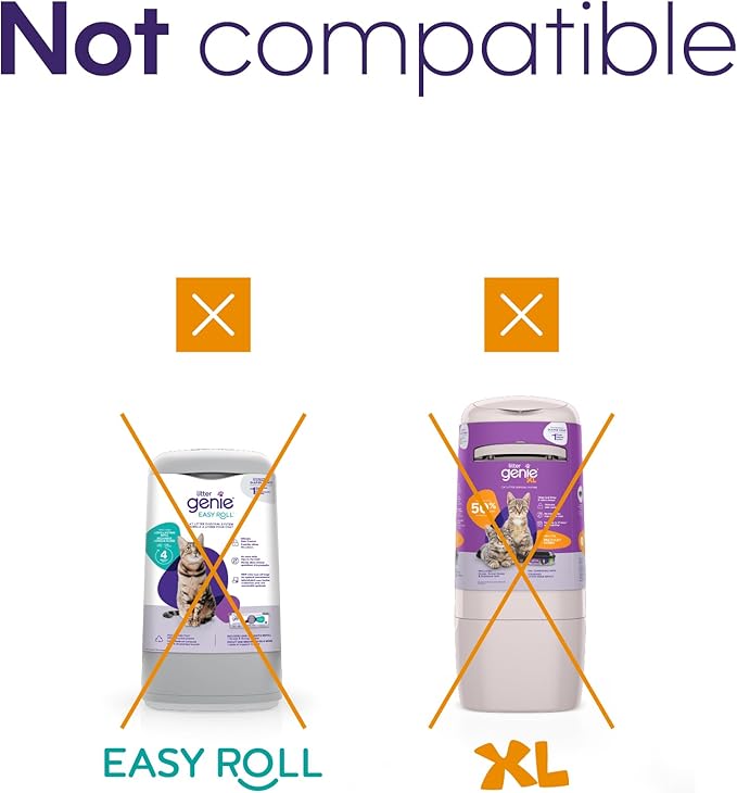 Litter Genie Refill Bags | Jumbo, 56 Total ft | Up to 8 Months of Supply in 2 - Image 4