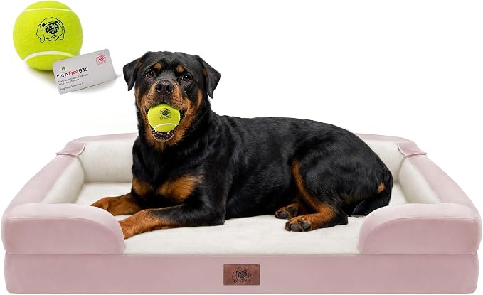 Orthopedic Dog Bed for Extra Large Dogs, XXL Waterproof Egg Crate Memory Foam by FollowSongPuppy