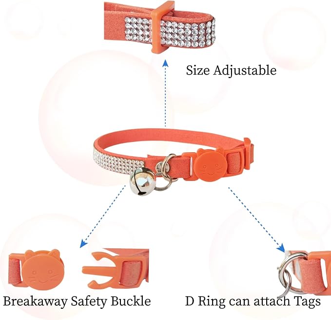 Rhinestone Cat Collar Breakaway Safety Buckle - Image 2