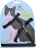 PUPTECK Adjustable Cat Harness and Leash Set Escape Proof Kitten Strap Collar by PUPTECK