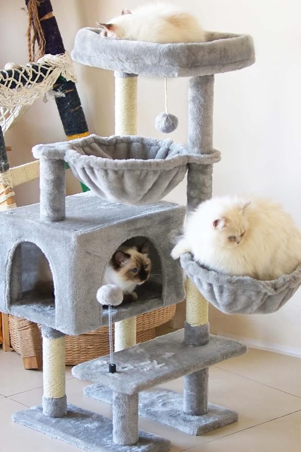 KIYUMI Cat Tree Cat Tower Condo - Image 2