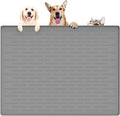 39.4"x29.5" Large Pet Food Mat, Silicone Dog Mats by WelcometoULTIBE