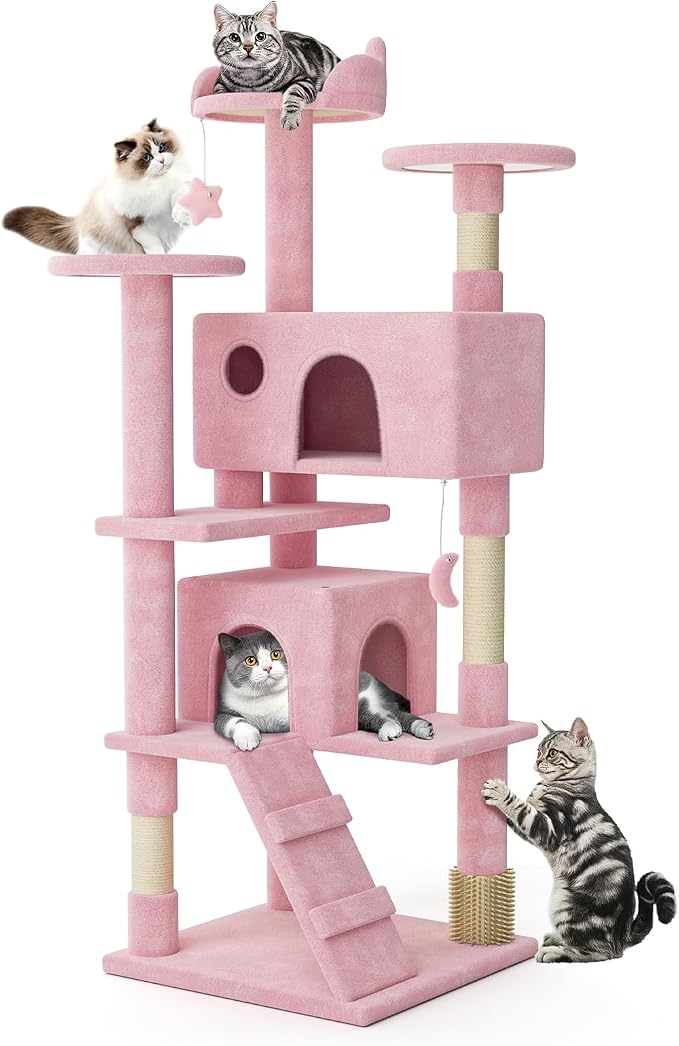 MoNiBloom 60 Inch Cat Tree Tower by Monibloom