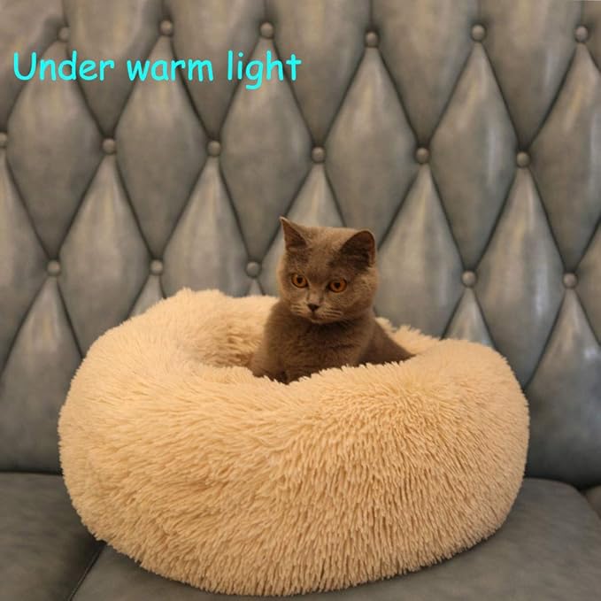 BODISEINT Modern Soft Plush Round Pet Bed - Image 5