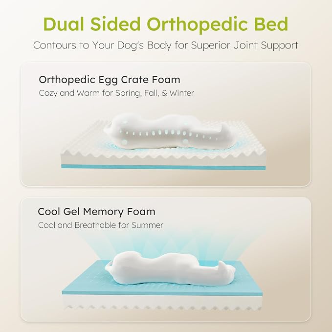 XXL Dog Bed for Extra Large Dogs, Giant Orthopedic Dog Bed - Image 2
