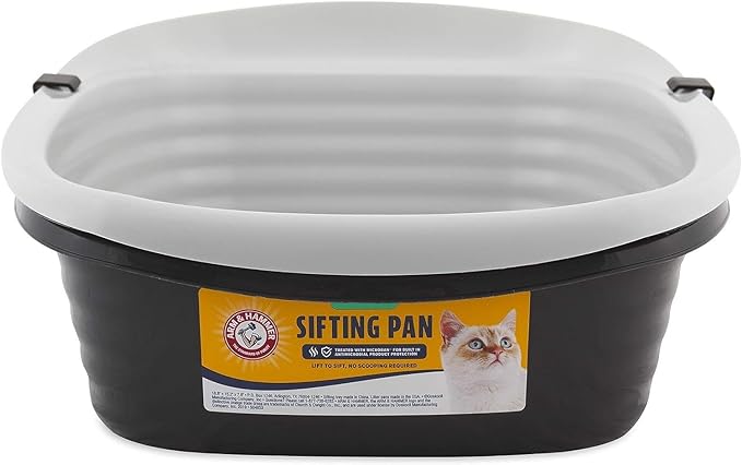 Arm & Hammer Large Sifting Litter Box Scoop Free Cat Litter Tray - Image 2
