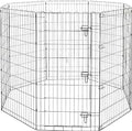 Amazon Basics Foldable Metal Indoor/Outdoor Dog Playpen, Octagonal Exercise Pen by AmazonBasics