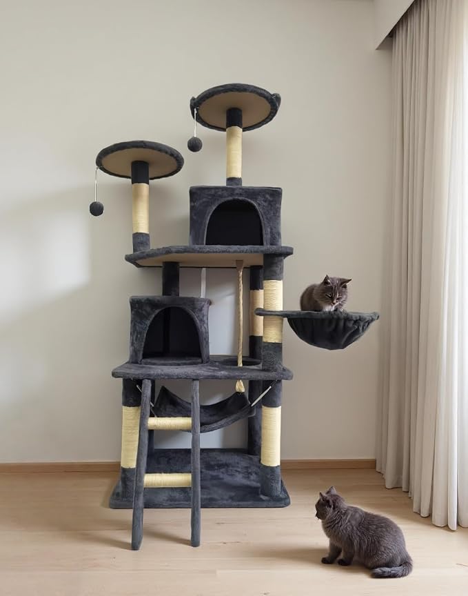 Cat Tree 60.63 inches Cat Tower - Image 7