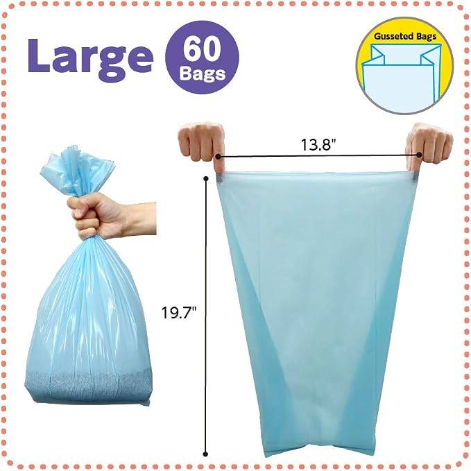 BOS Amazing Odor Sealing Cat Waste Disposal Bags - Image 2