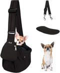 Lukovee Dog Sling Carrier, Hard Bottom Support & Adjustable Soft Padded by Lukovee