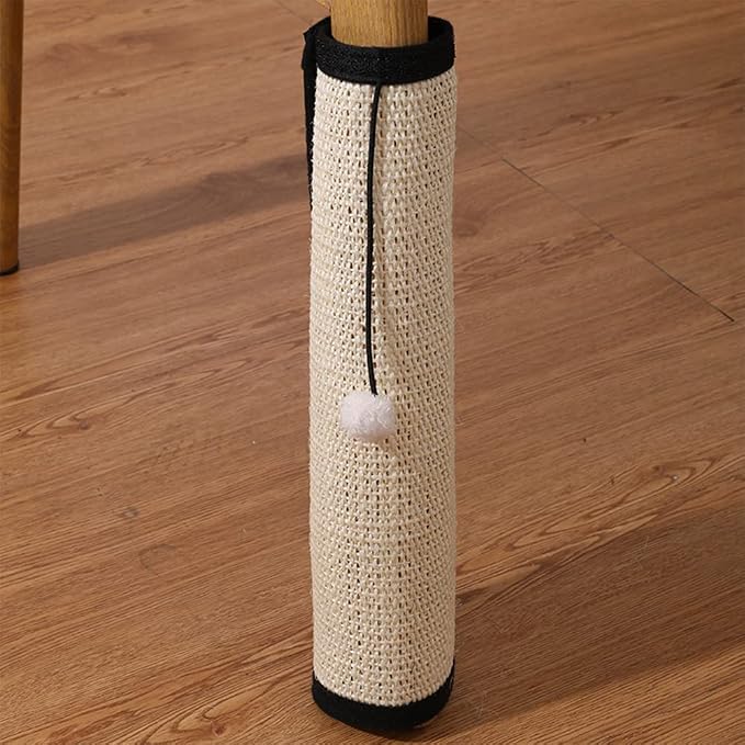 Cat Scratcher Mat with Interactive Mouse Toy, Cat Scratching Post Natural Sisal by Unknown