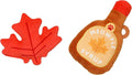 Pearhead Fall Maple Leaf Cat Toy Set – 2-Pack Crinkle and Catnip Teaser Toys by Pearhead